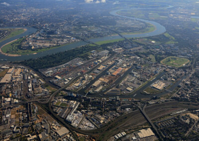 Luftbild 2021 Hafen Neuss Düsseldorf